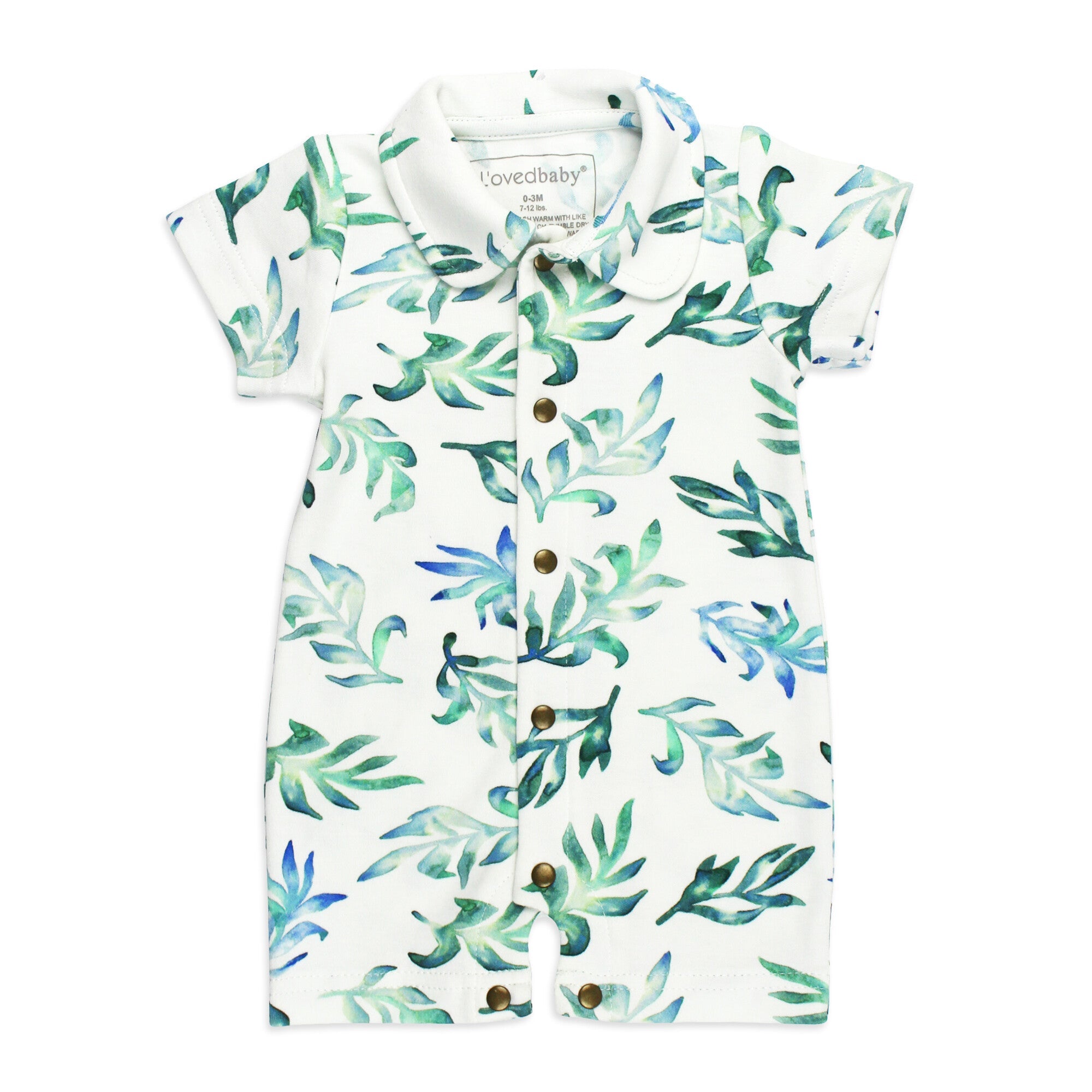 Seaweed - Organic S/Sleeve Coverall