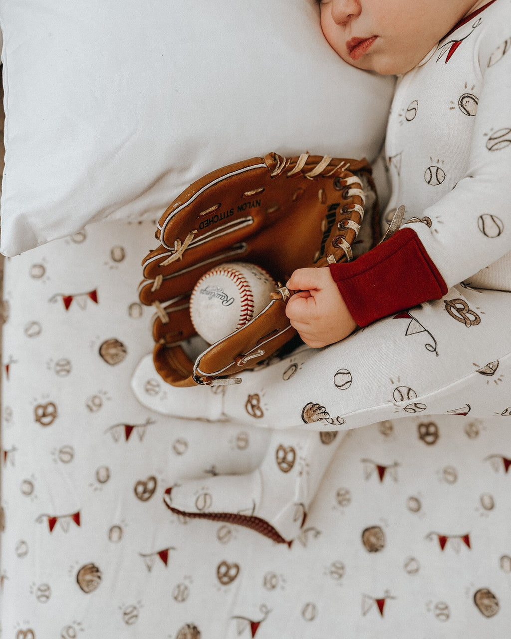 Game Day - Organic Cuffed Zipper Footie