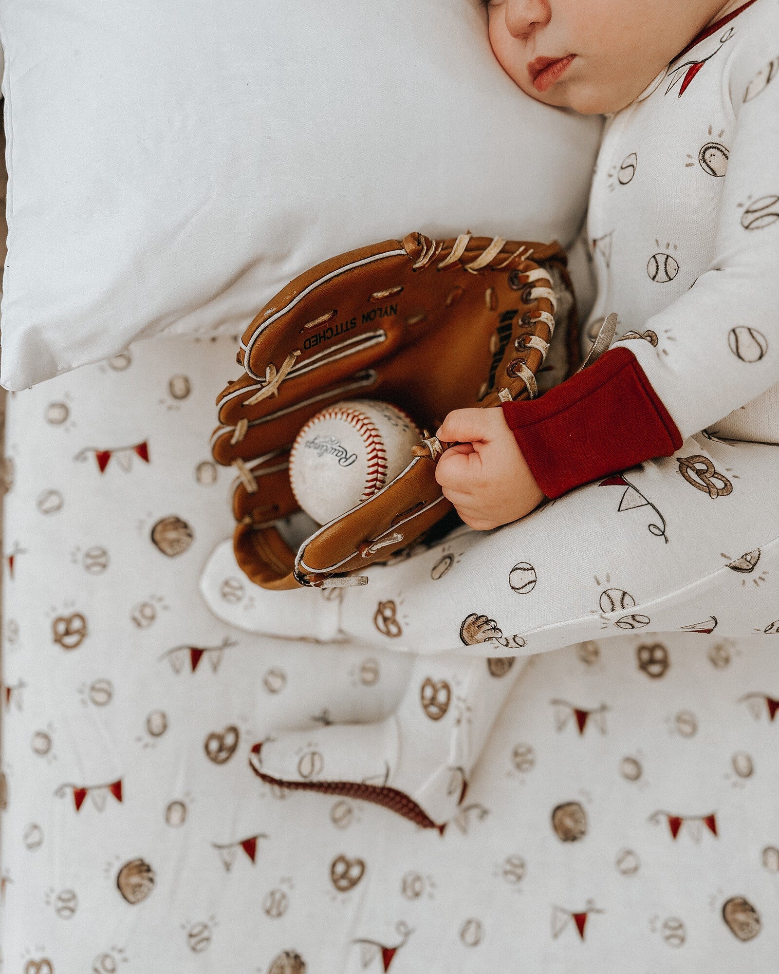 Game Day - Organic Cuffed Zipper Footie