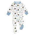 Let's Go - Organic Cuffed Zipper Footie