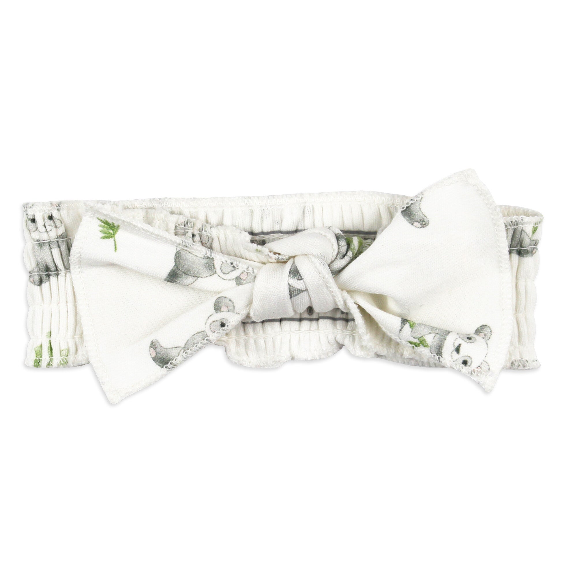 Baby Panda - Organic Smocked Headband