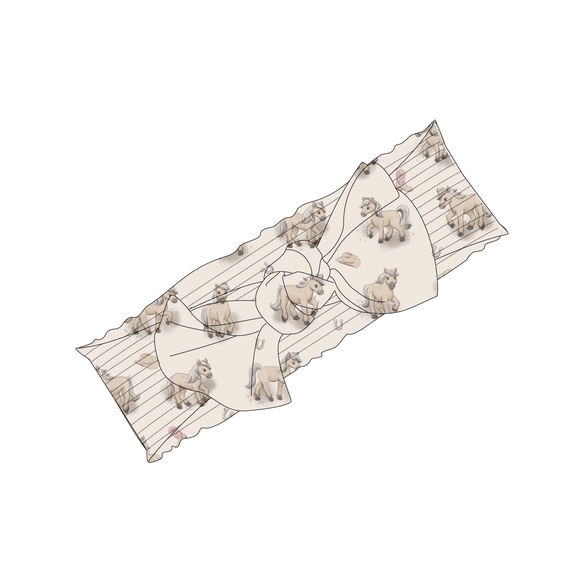 Blush Boots - Organic Smocked Headband
