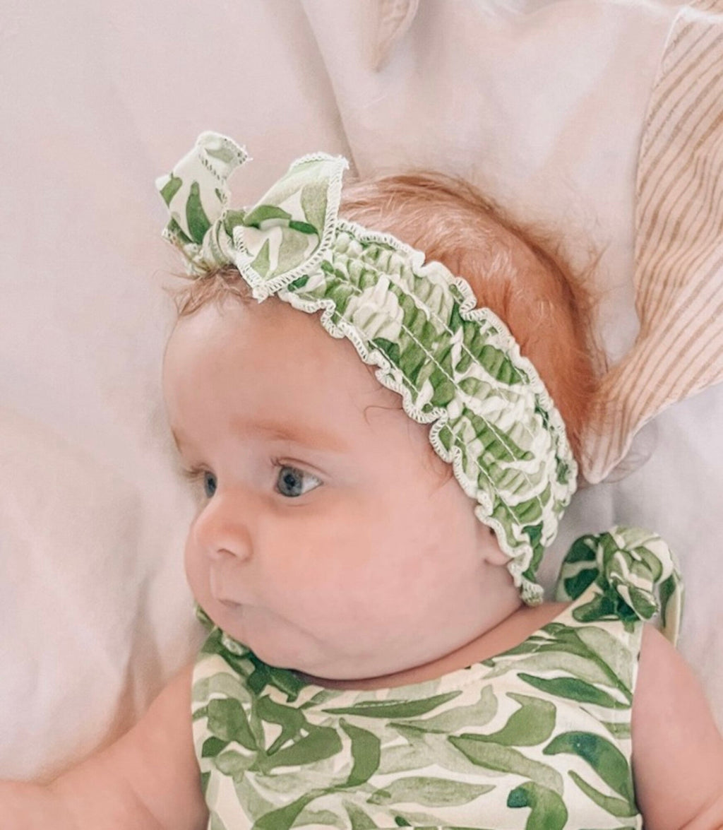 Kelp - Organic Smocked Headband