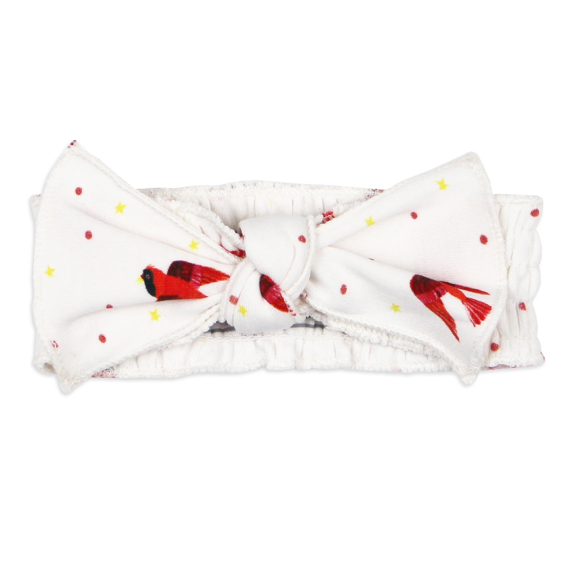 Red Bird - Organic Smocked Headband