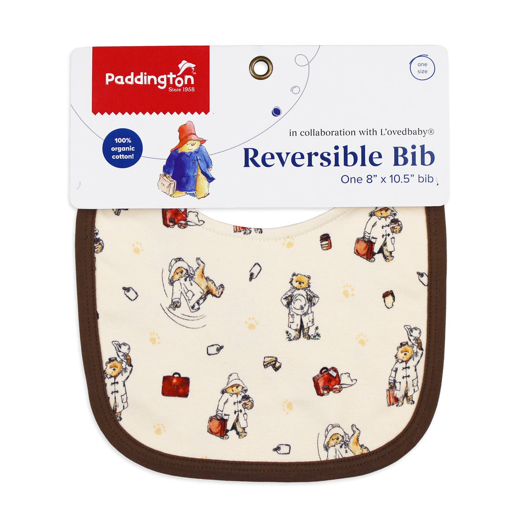 Adventure Paddington - Organic 2-Layer Reversible Bib