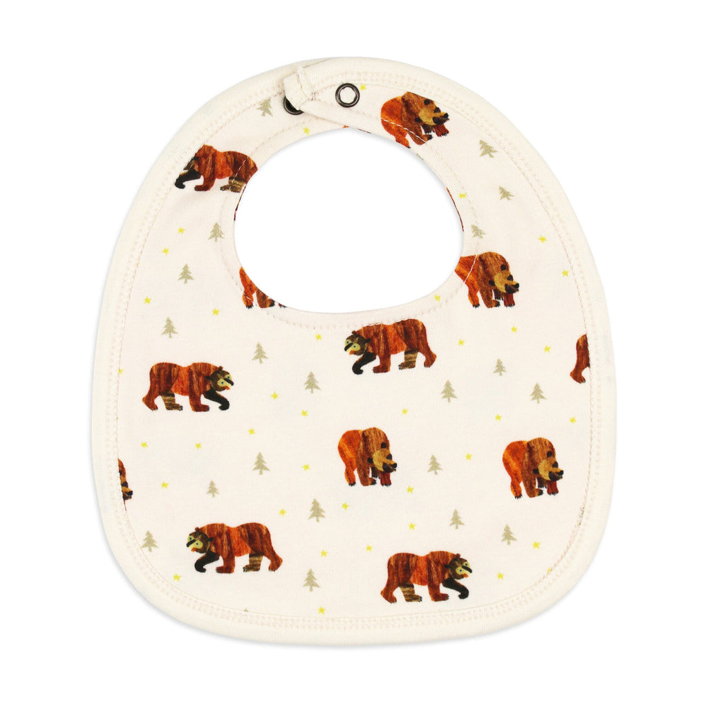Brown Bear - Organic 2-Layer Reversible Bib