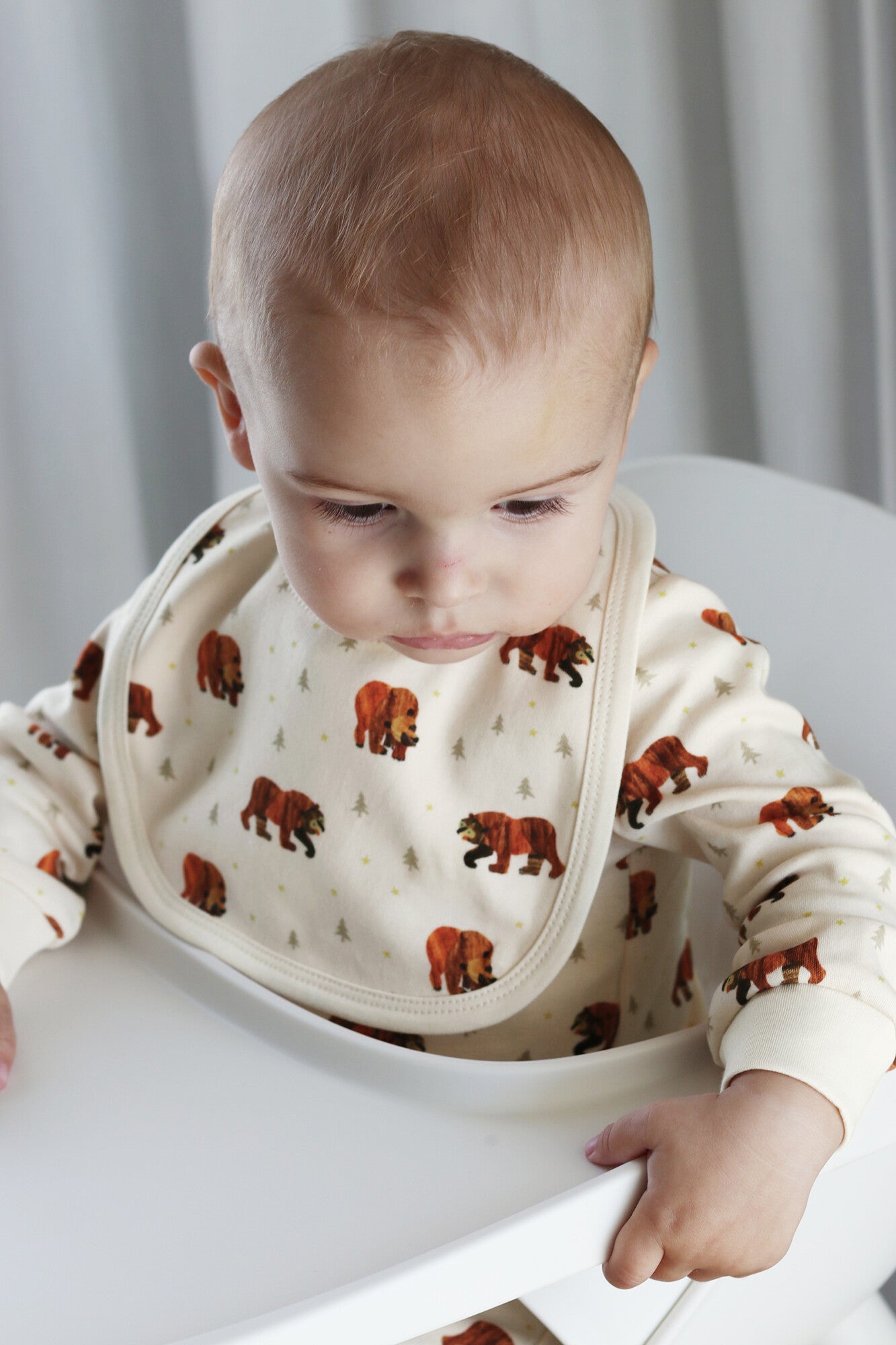 Brown Bear - Organic 2-Layer Reversible Bib