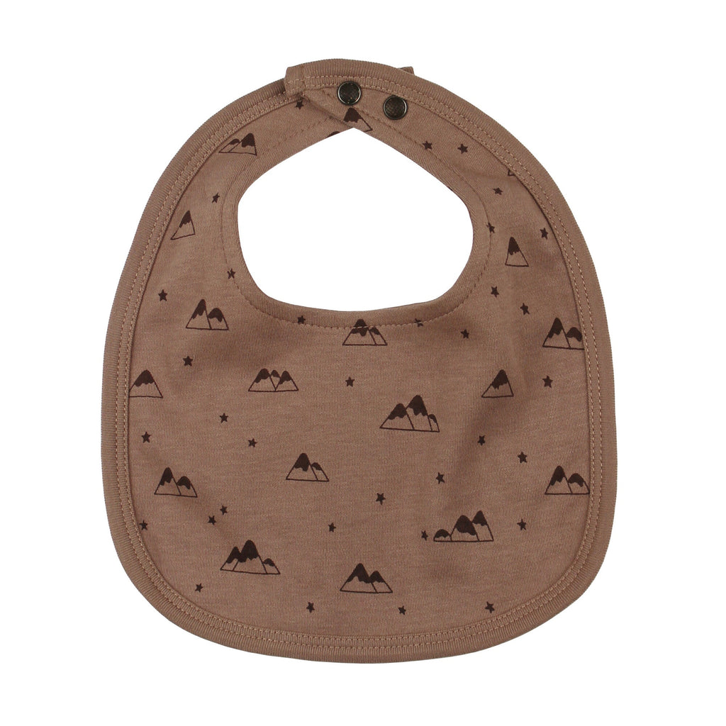 Latte Mountain - Organic 2-Layer Reversible Bib