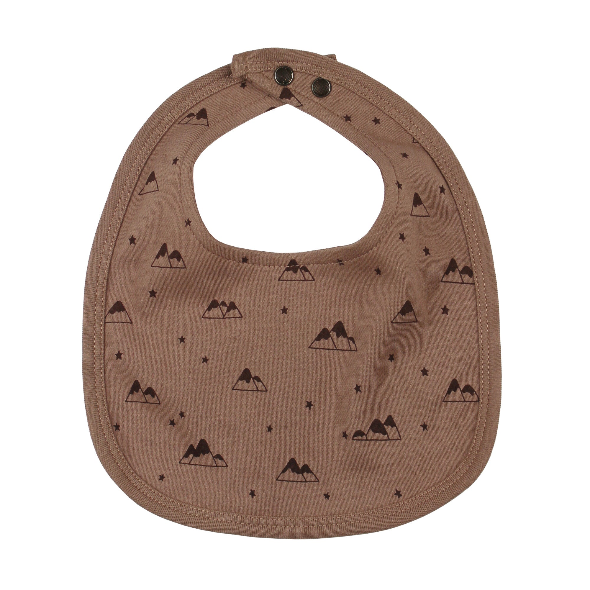 Latte Mountain - Organic 2-Layer Reversible Bib