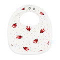Red Bird - Organic 2-Layer Reversible Bib