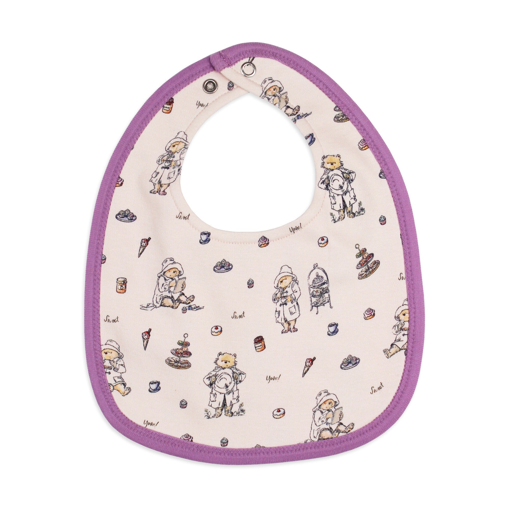 Sweet Paddington - Organic 2-Layer Reversible Bib