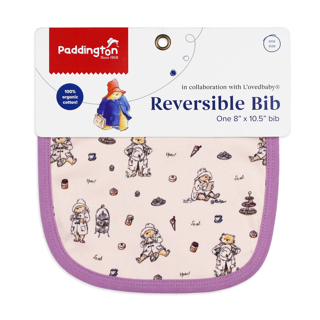 Sweet Paddington - Organic 2-Layer Reversible Bib