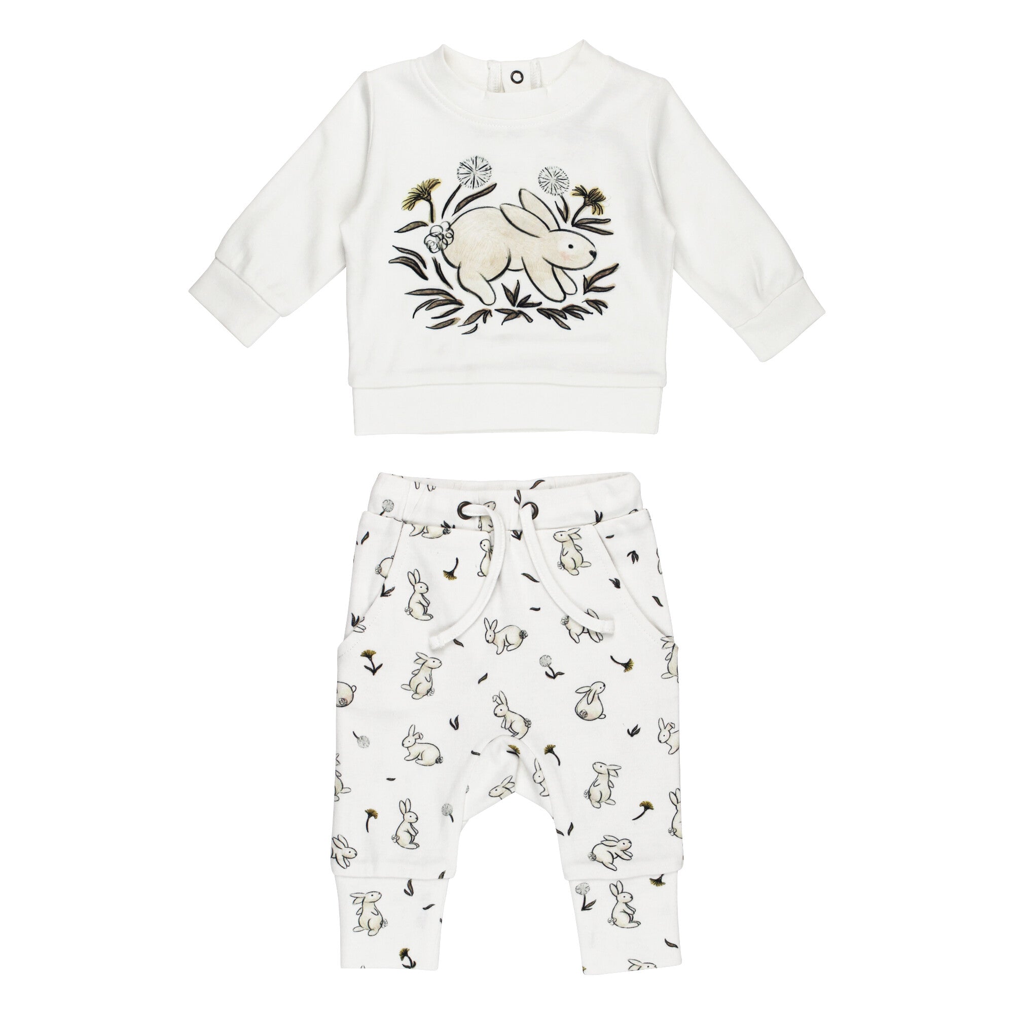 Bunny - Organic Sweatshirt & Jogger Set
