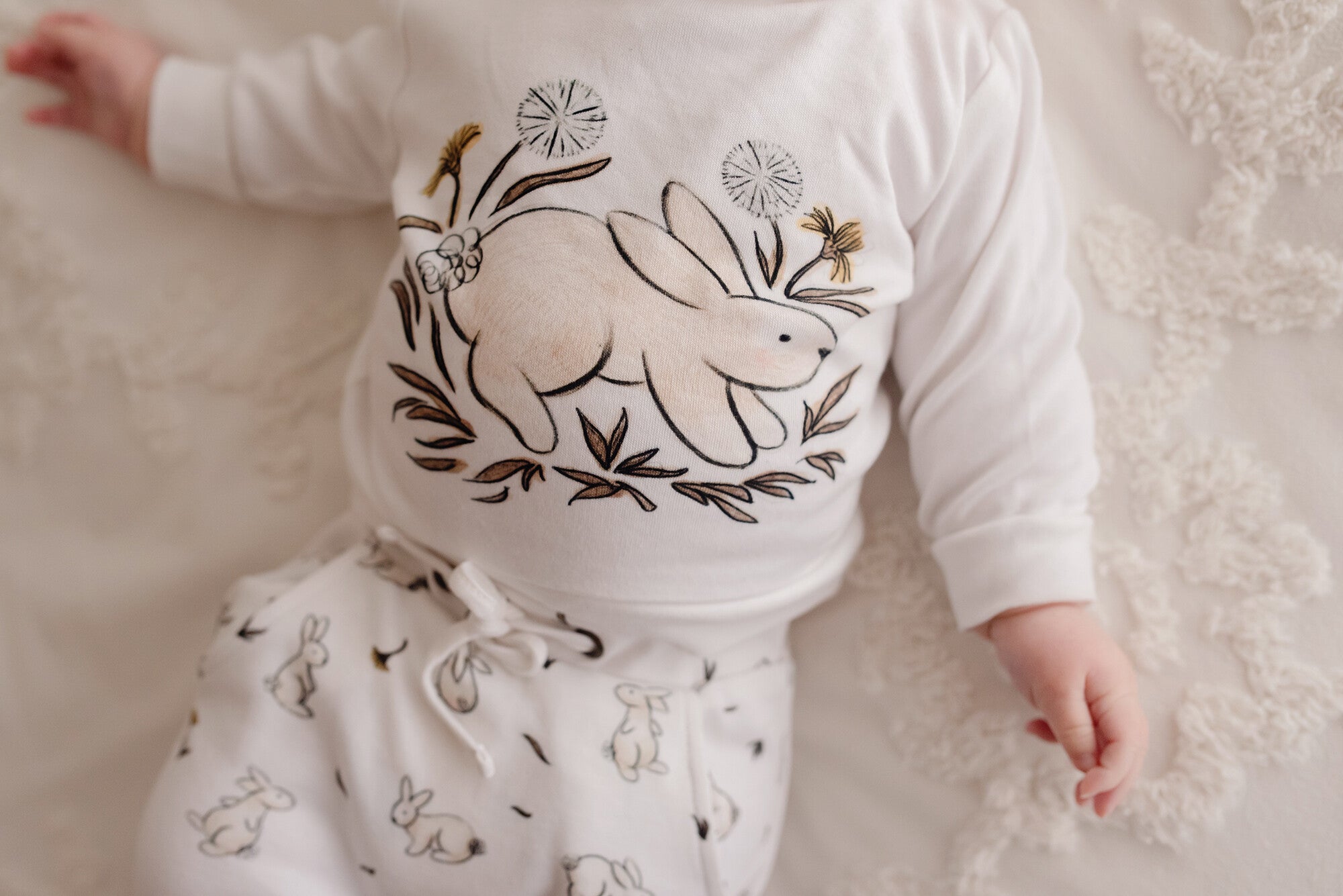Bunny - Organic Sweatshirt & Jogger Set