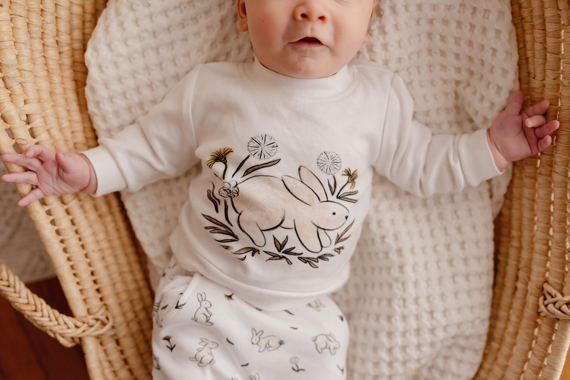 Bunny - Organic Sweatshirt & Jogger Set