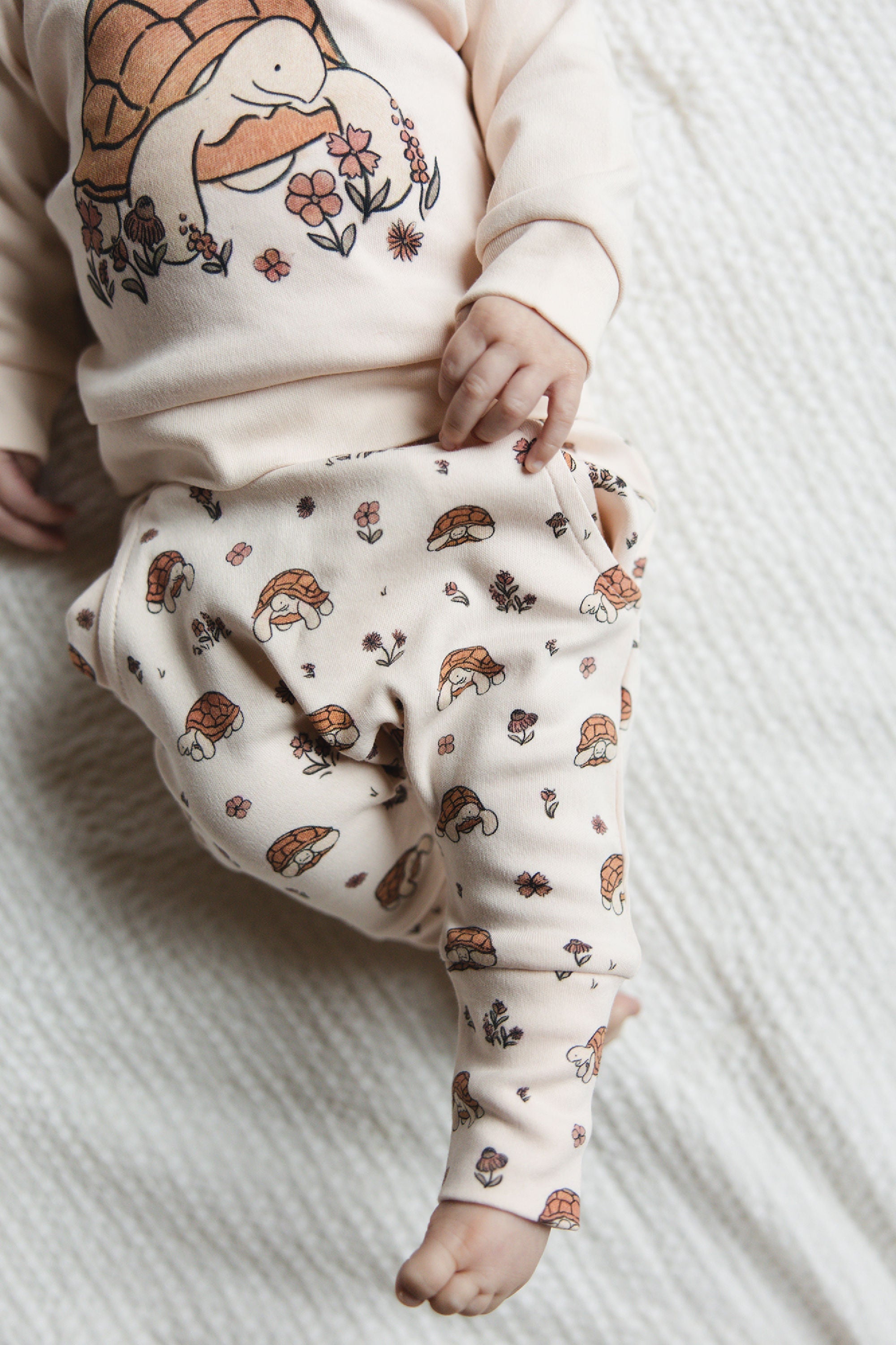 Tiny Tortoise - Organic Sweatshirt & Jogger Set