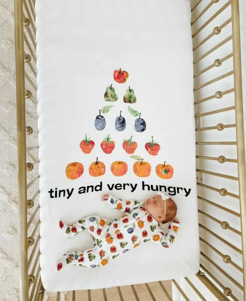 Very Hungry - Organic Crib Sheets