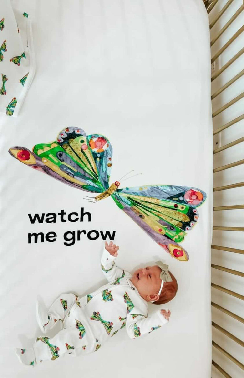 Watch Me Grow - Organic Crib Sheets
