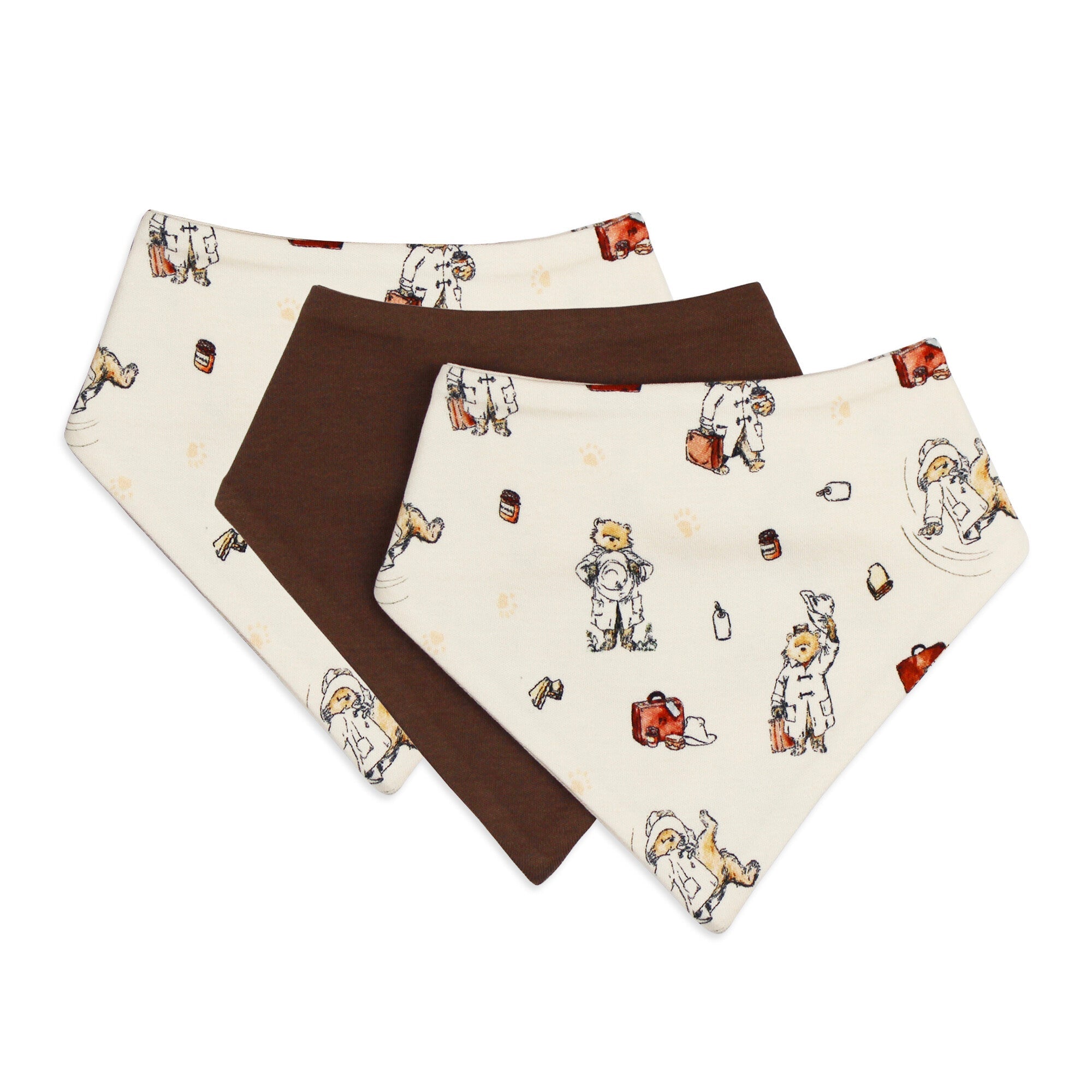 Adventure Paddington - Organic Bandana Bib 3-Pack