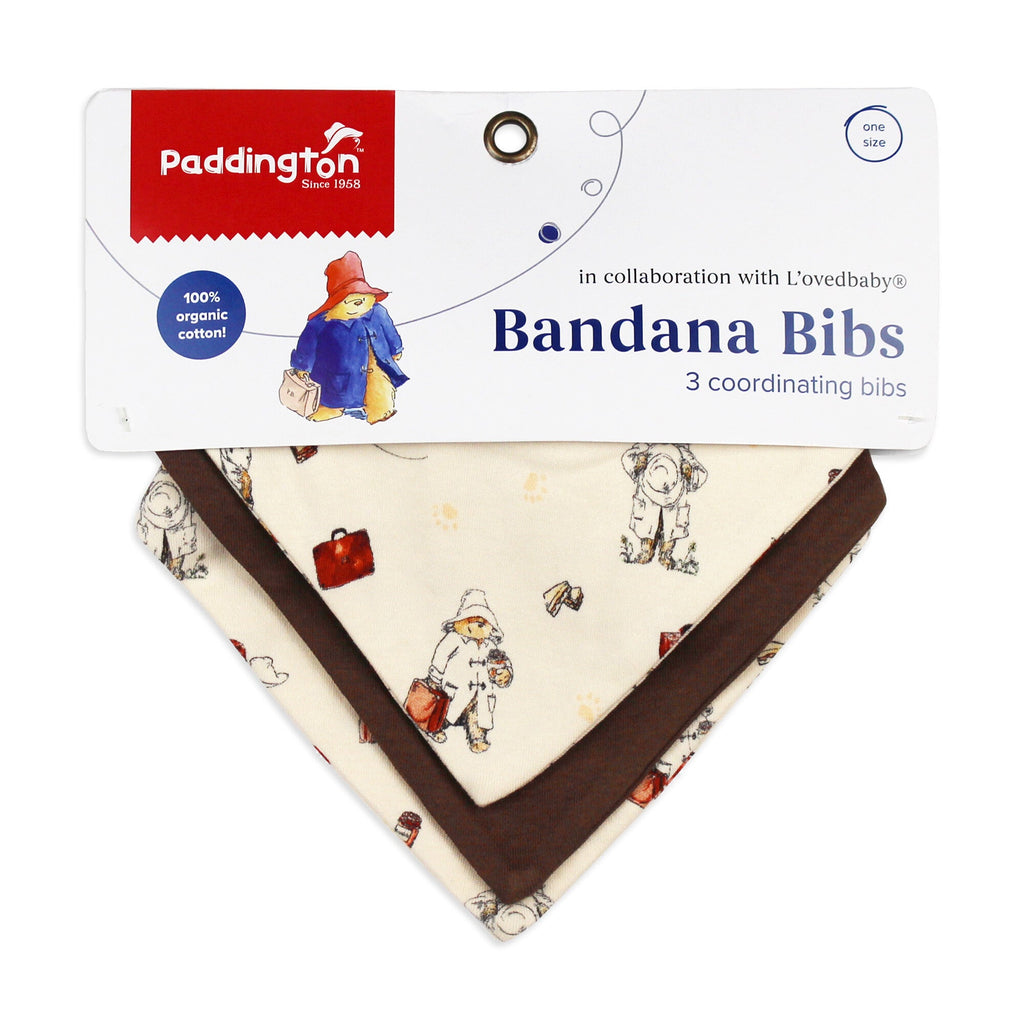 Adventure Paddington - Organic Bandana Bib 3-Pack
