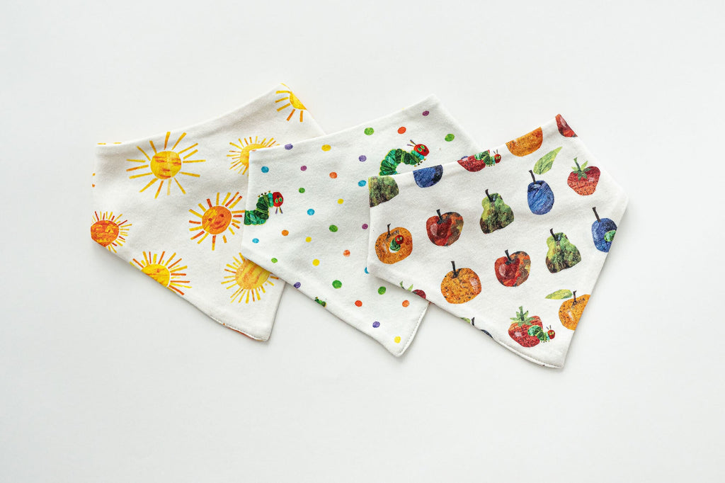 Multi - Organic Bandana Bib 3-Pack
