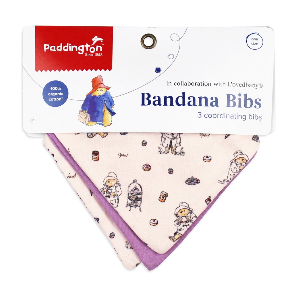 Sweet Paddington - Organic Bandana Bib 3-Pack