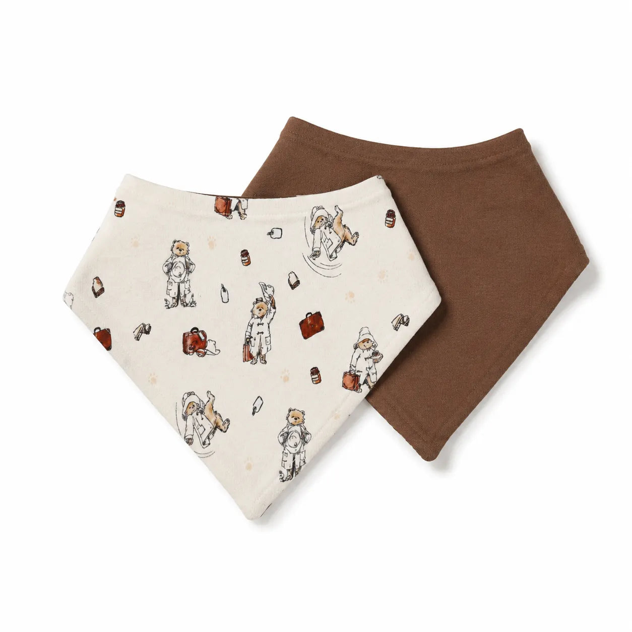 Adventure Paddington - Organic Bandana Bib, 2-Pack