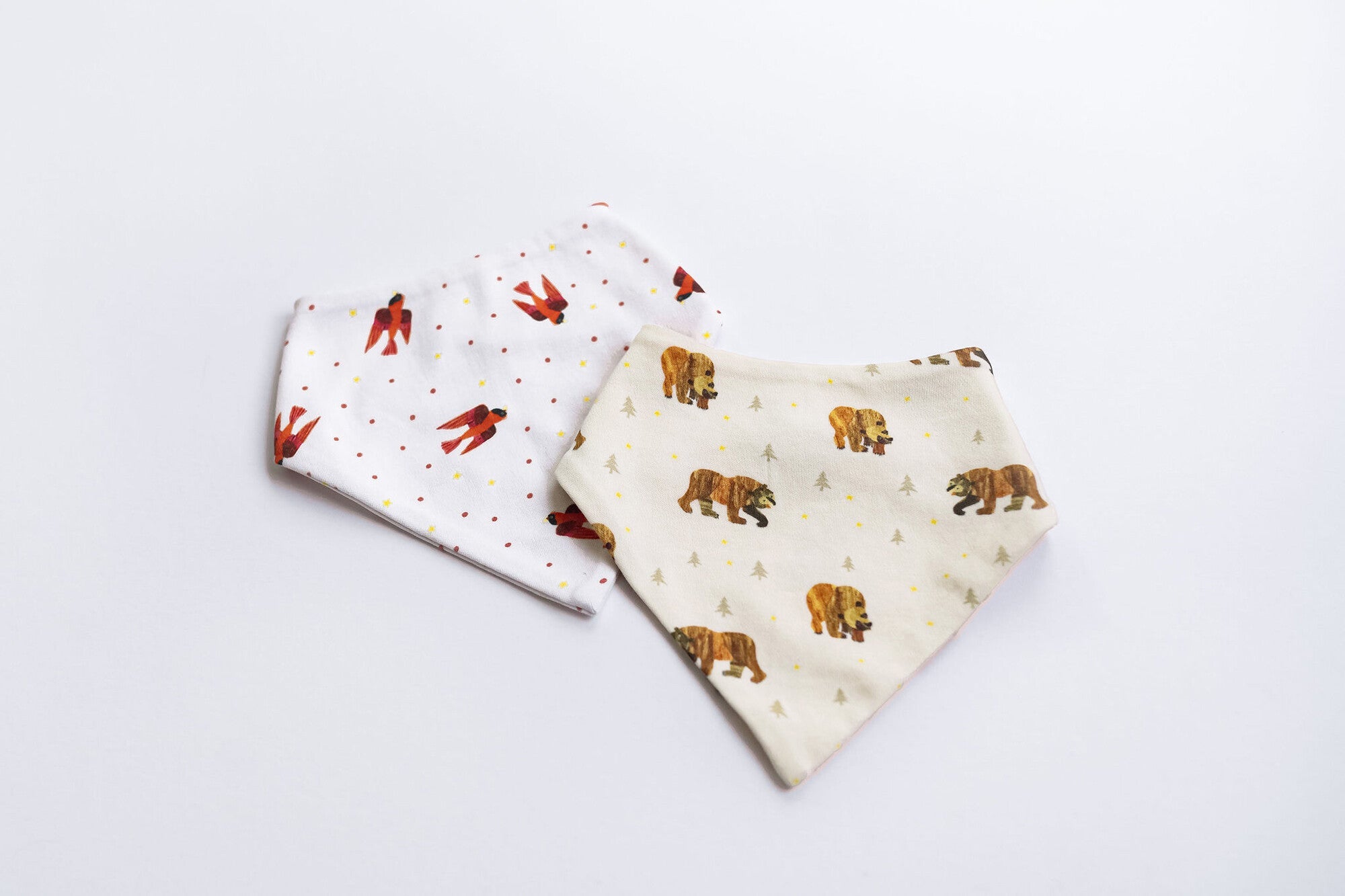 Brown Bear - Organic Bandana Bib, 2-Pack