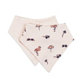Flamingo - Organic Bandana Bib, 2-Pack
