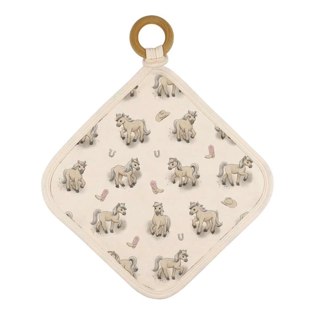 Blush Boots - Lovey with Removable Teething Ring