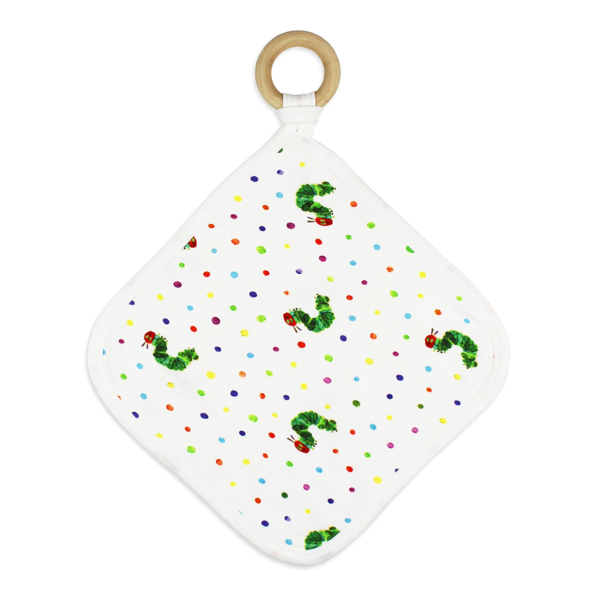 Caterpillar - Lovey with Removable Teething Ring