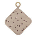 Oatmeal Pinecone - Lovey with Removable Teething Ring