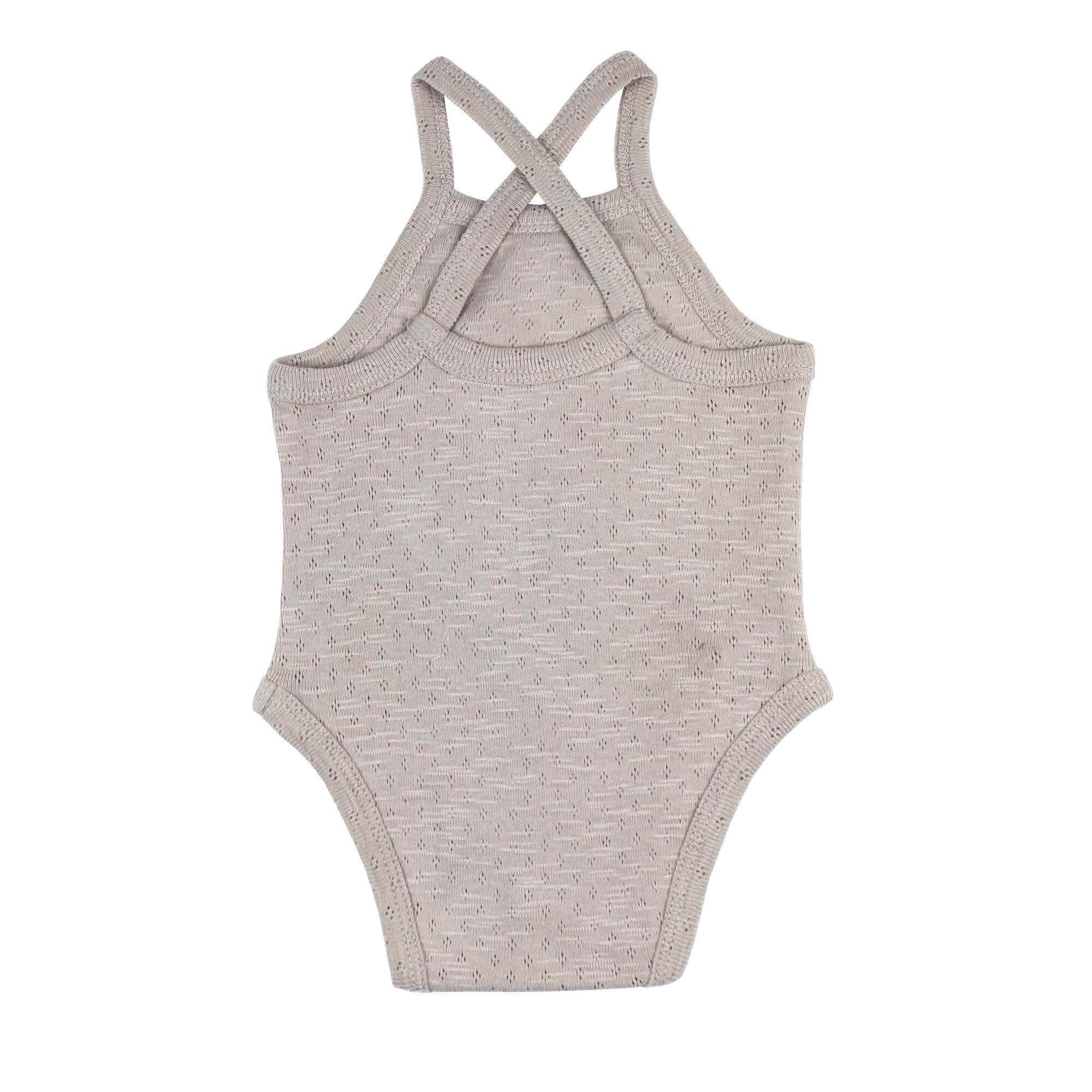 Cloud - Organic Pointelle Criss-Cross Bodysuit