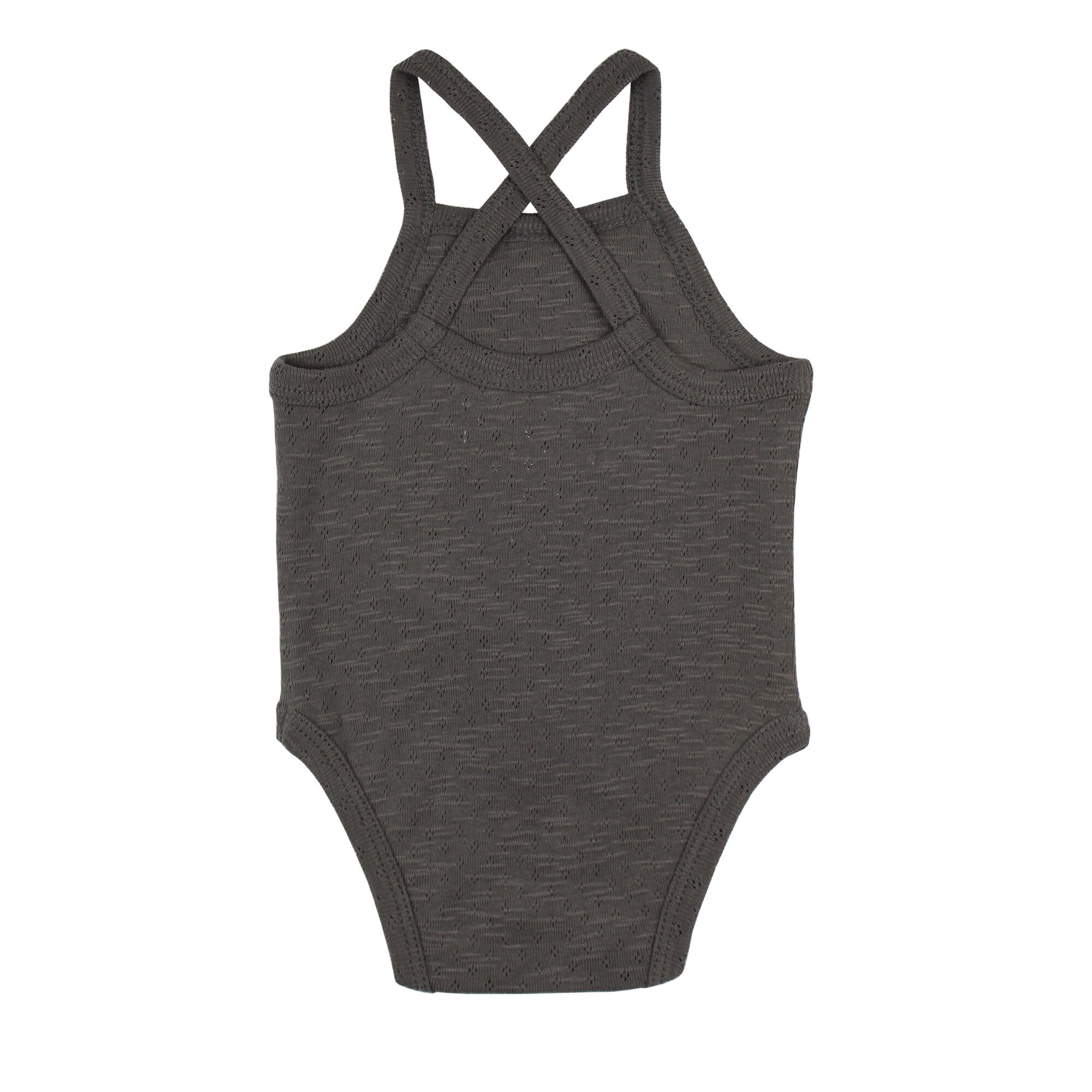 Feather - Organic Pointelle Criss-Cross Bodysuit