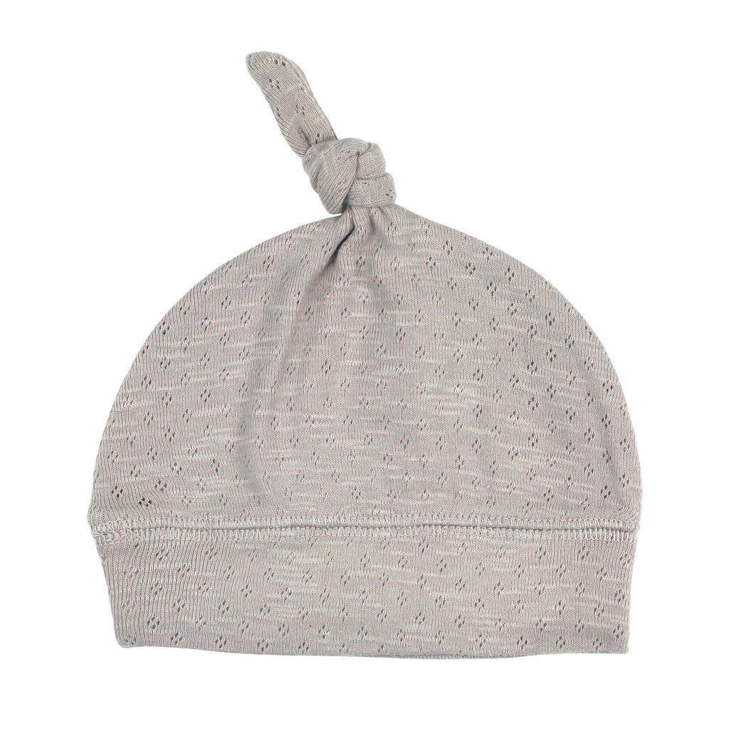 Cloud - Pointelle Organic Knotted Hat
