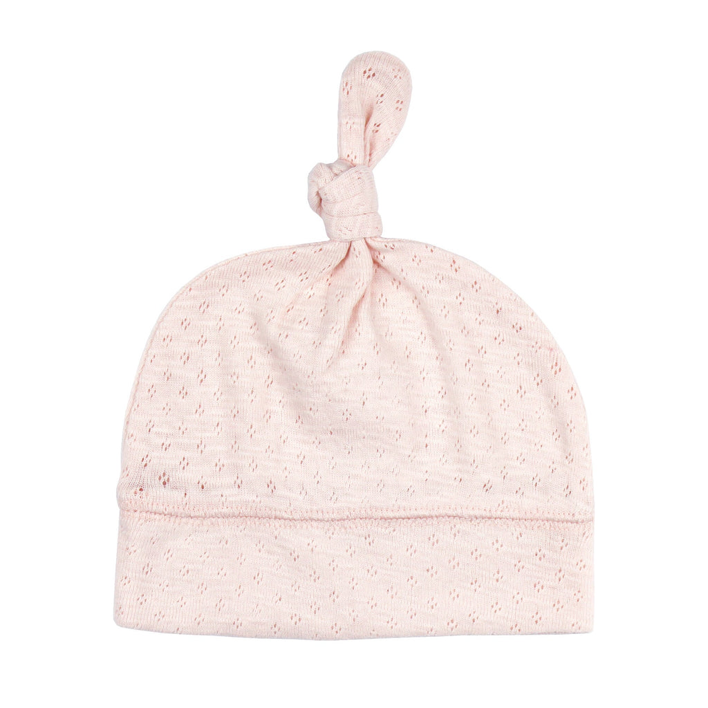 Cotton Candy - Pointelle Organic Knotted Hat