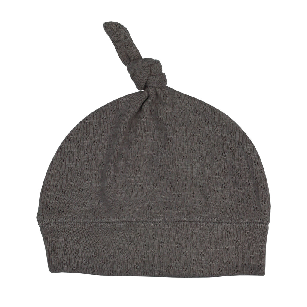 Feather - Pointelle Organic Knotted Hat
