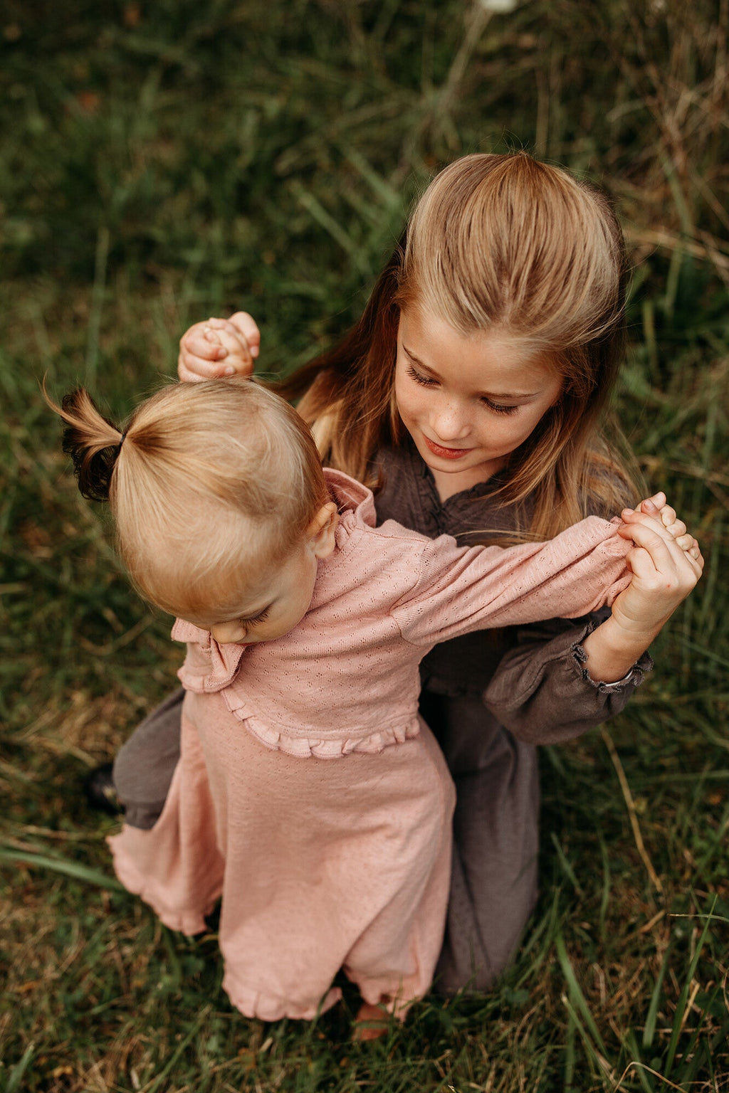 Taffy - Organic Pointelle Ruffle Sweater