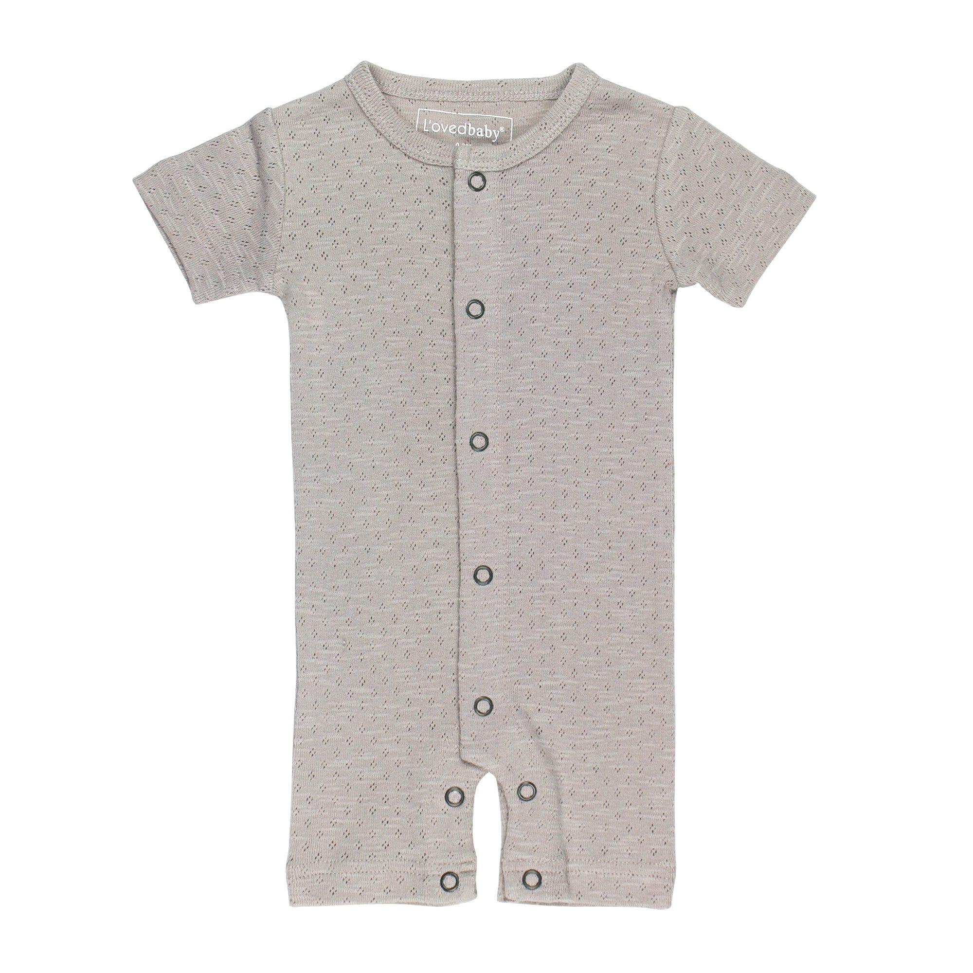 Cloud - Organic Pointelle S/Sleeve Romper
