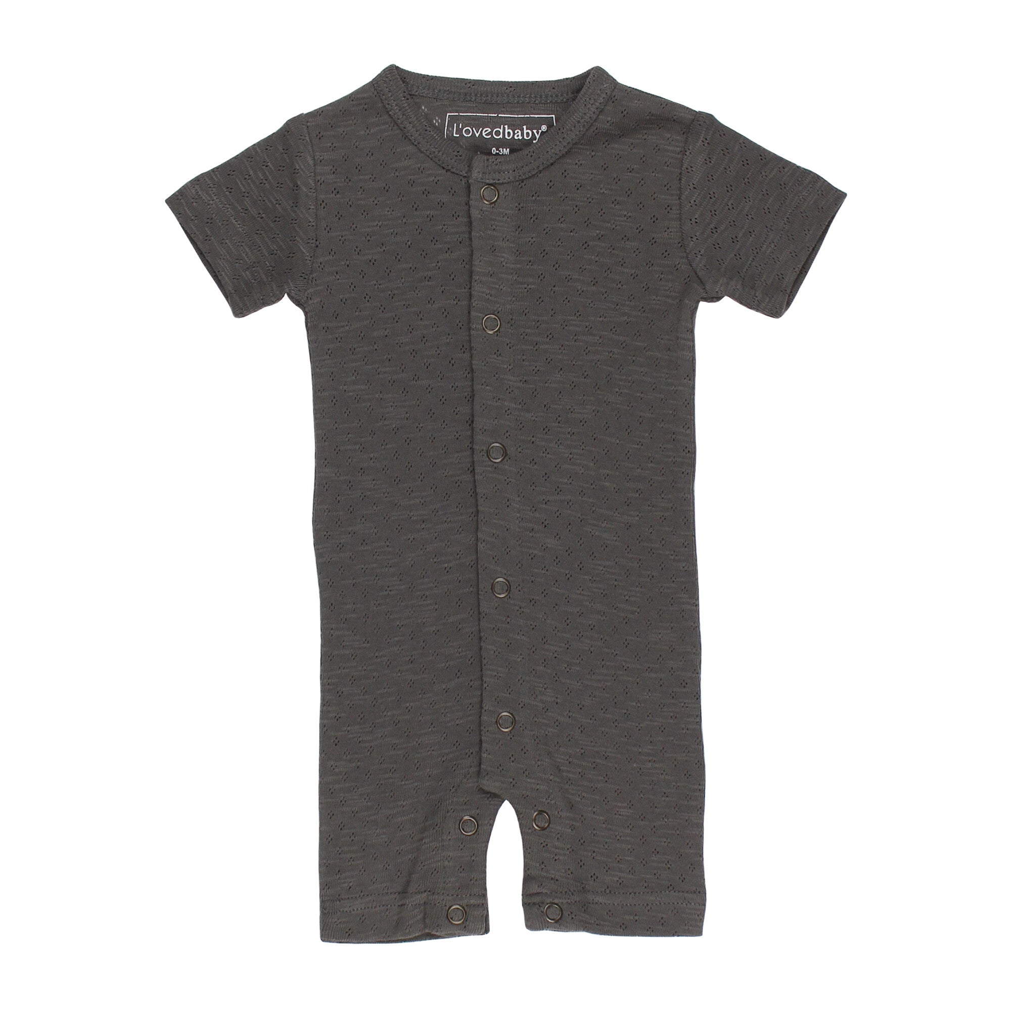 Feather - Organic Pointelle S/Sleeve Romper
