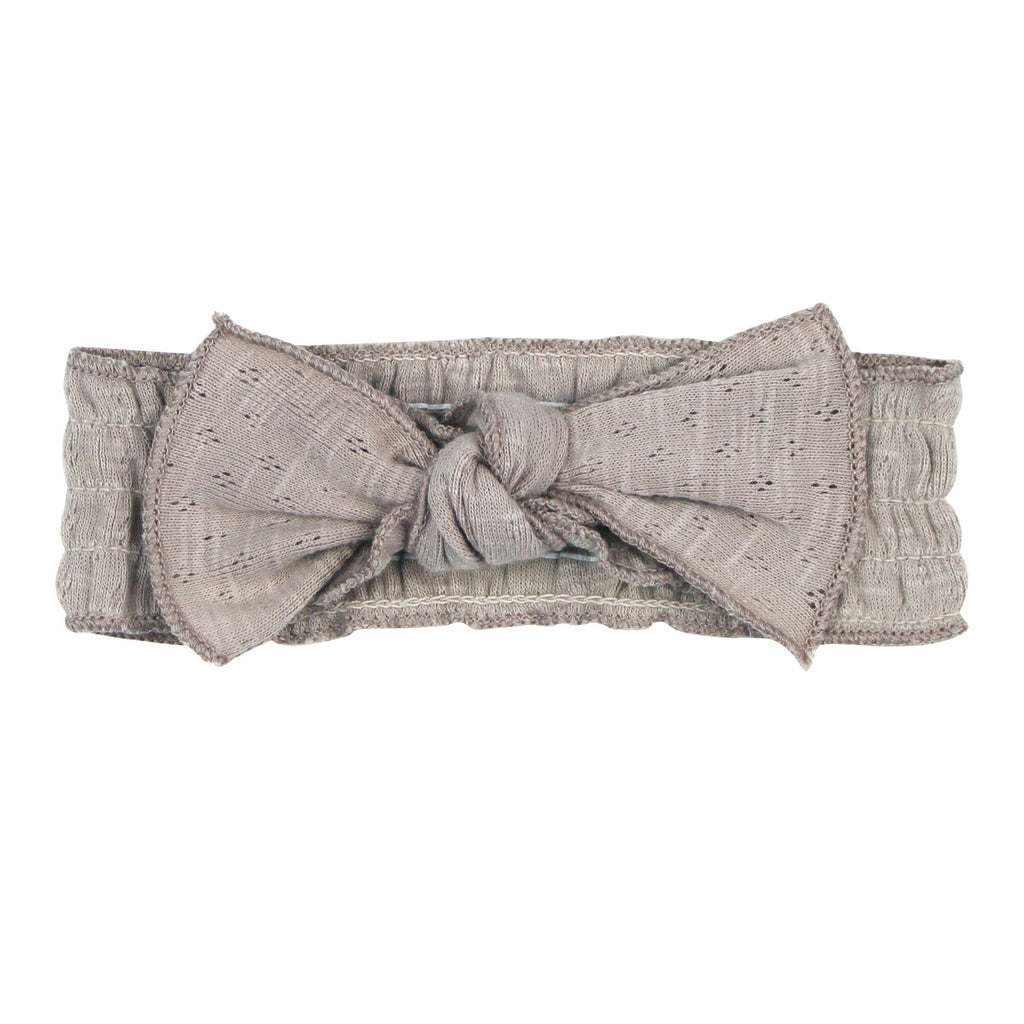 Cloud - Organic Pointelle Smocked Headband