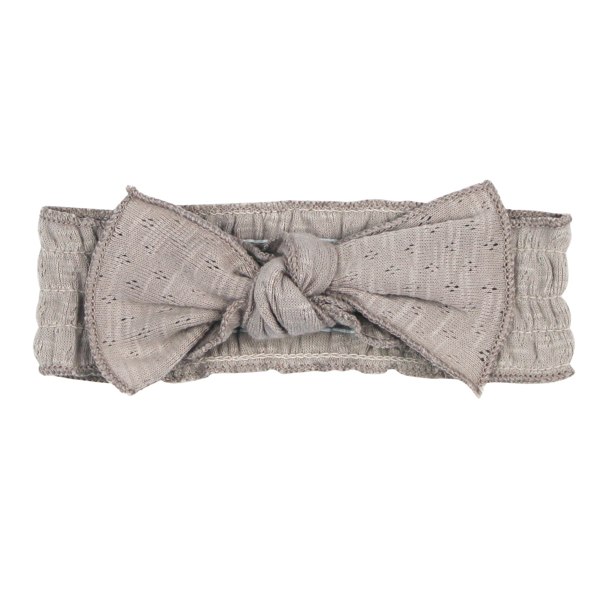 Cloud - Organic Pointelle Smocked Headband