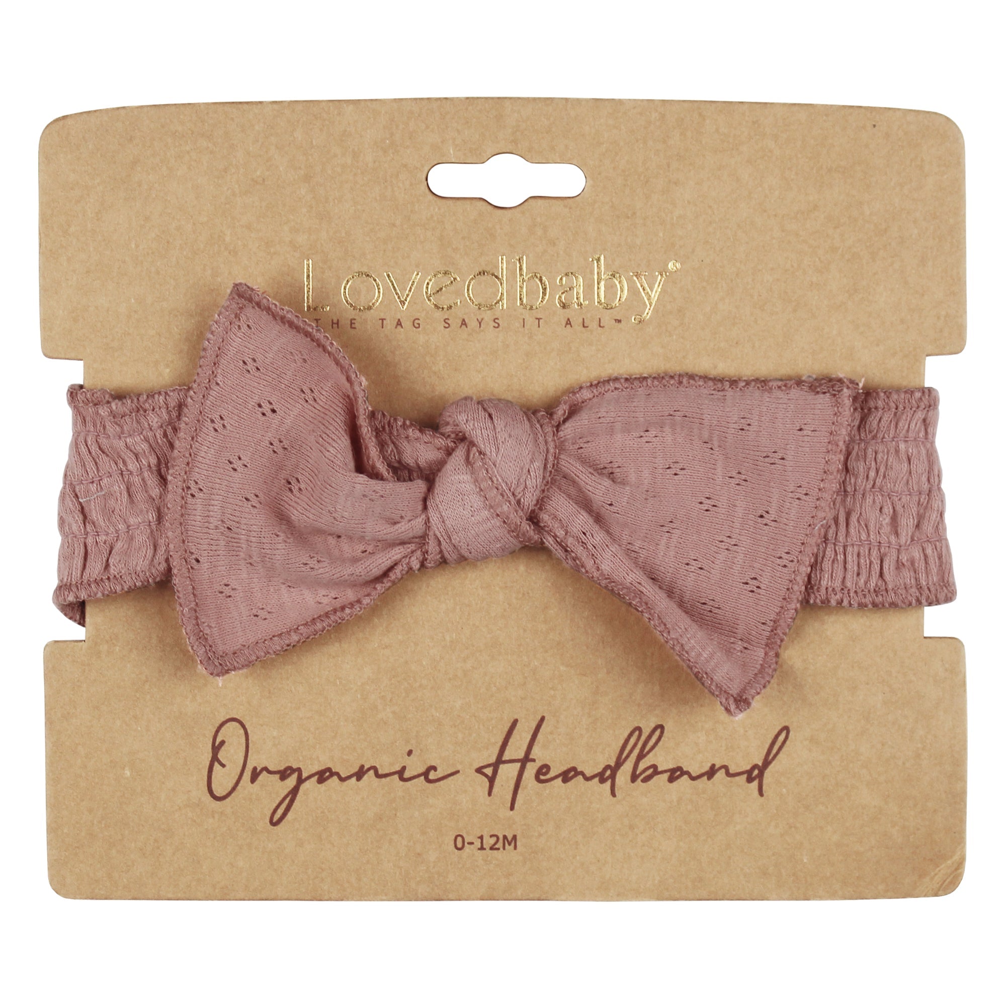 Taffy - Organic Pointelle Smocked Headband