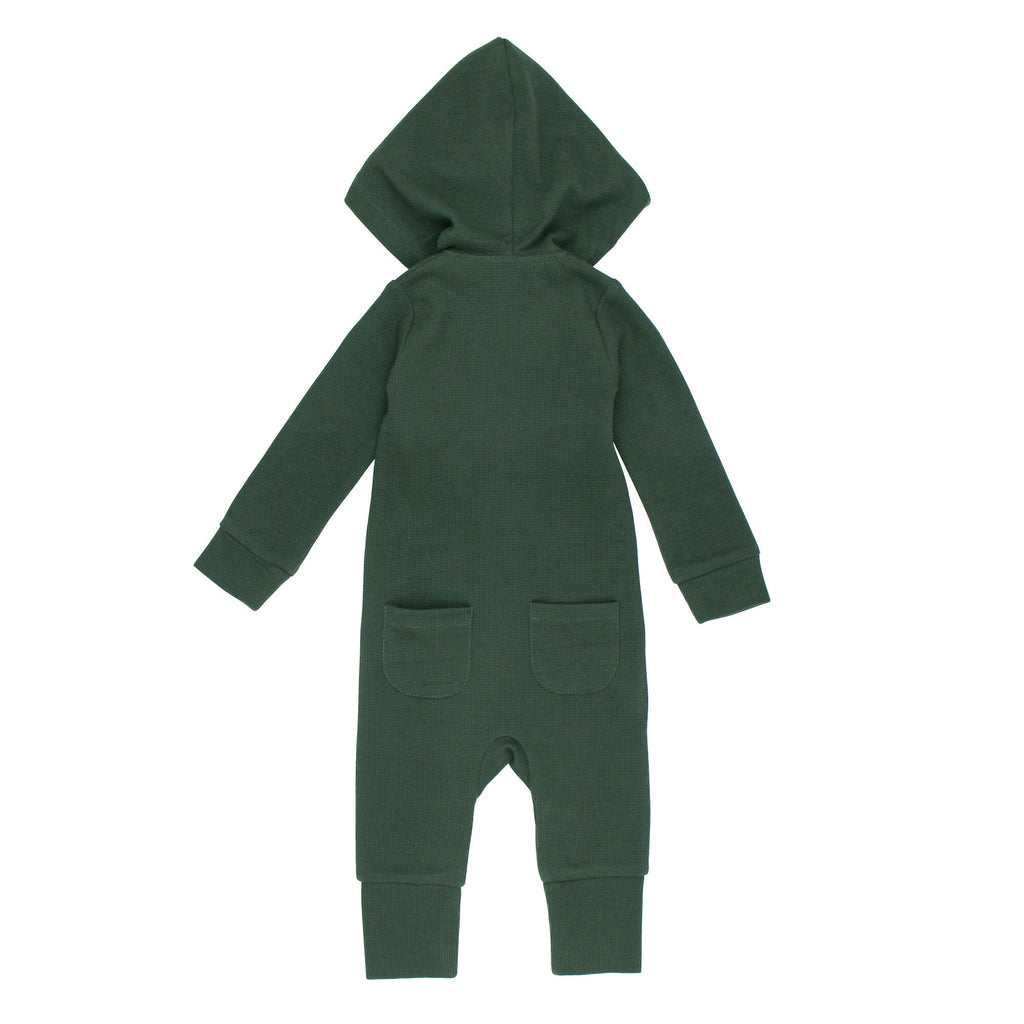 Evergreen - Organic Thermal Zipper Romper