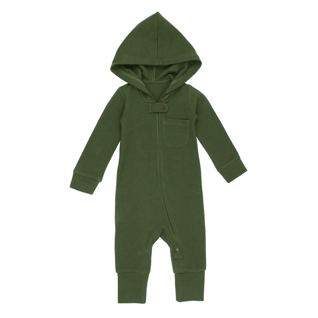 Forest - Organic Thermal Zipper Romper