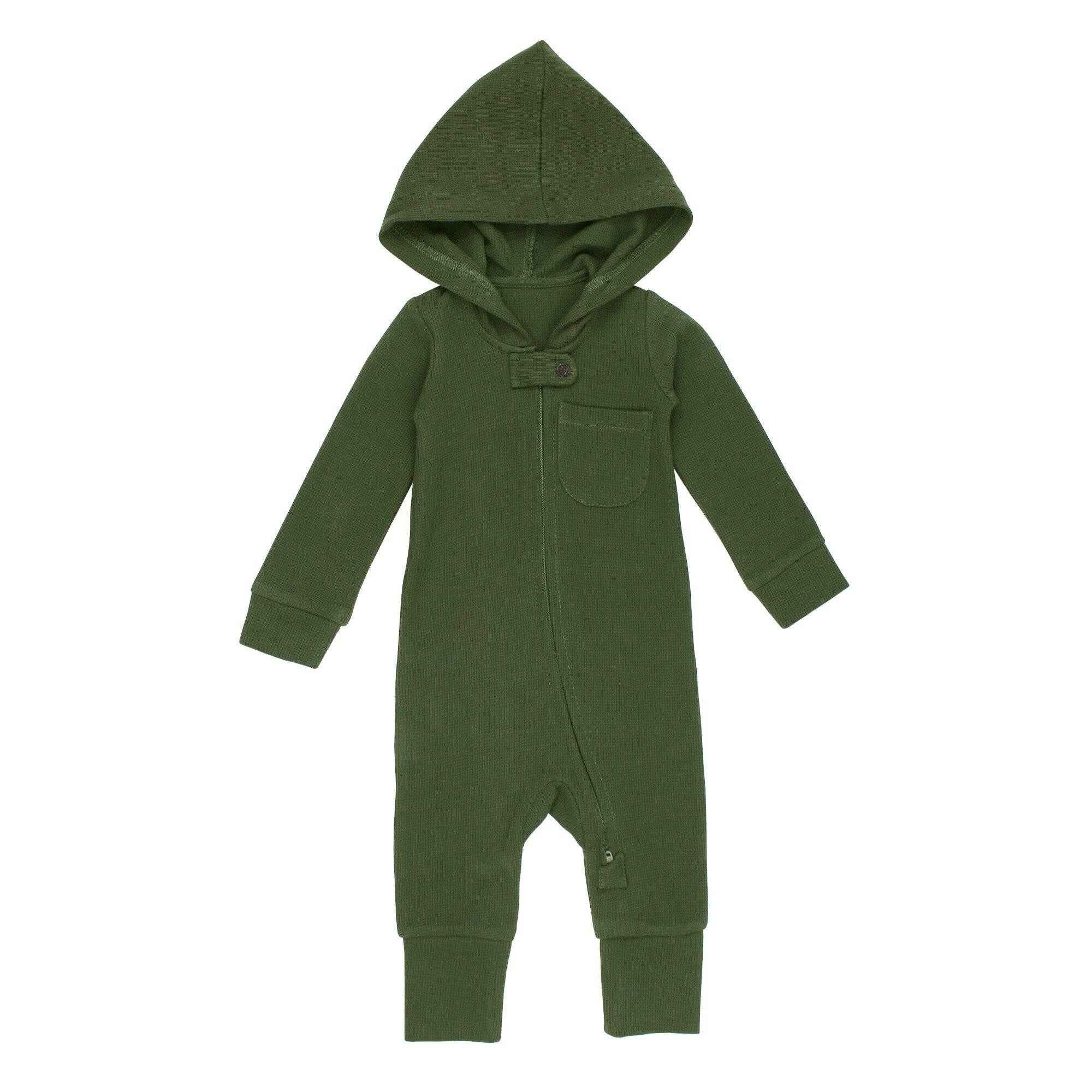 Forest - Organic Thermal Zipper Romper