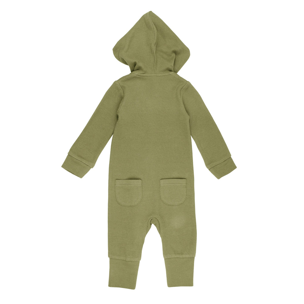 Sage - Organic Thermal Zipper Romper