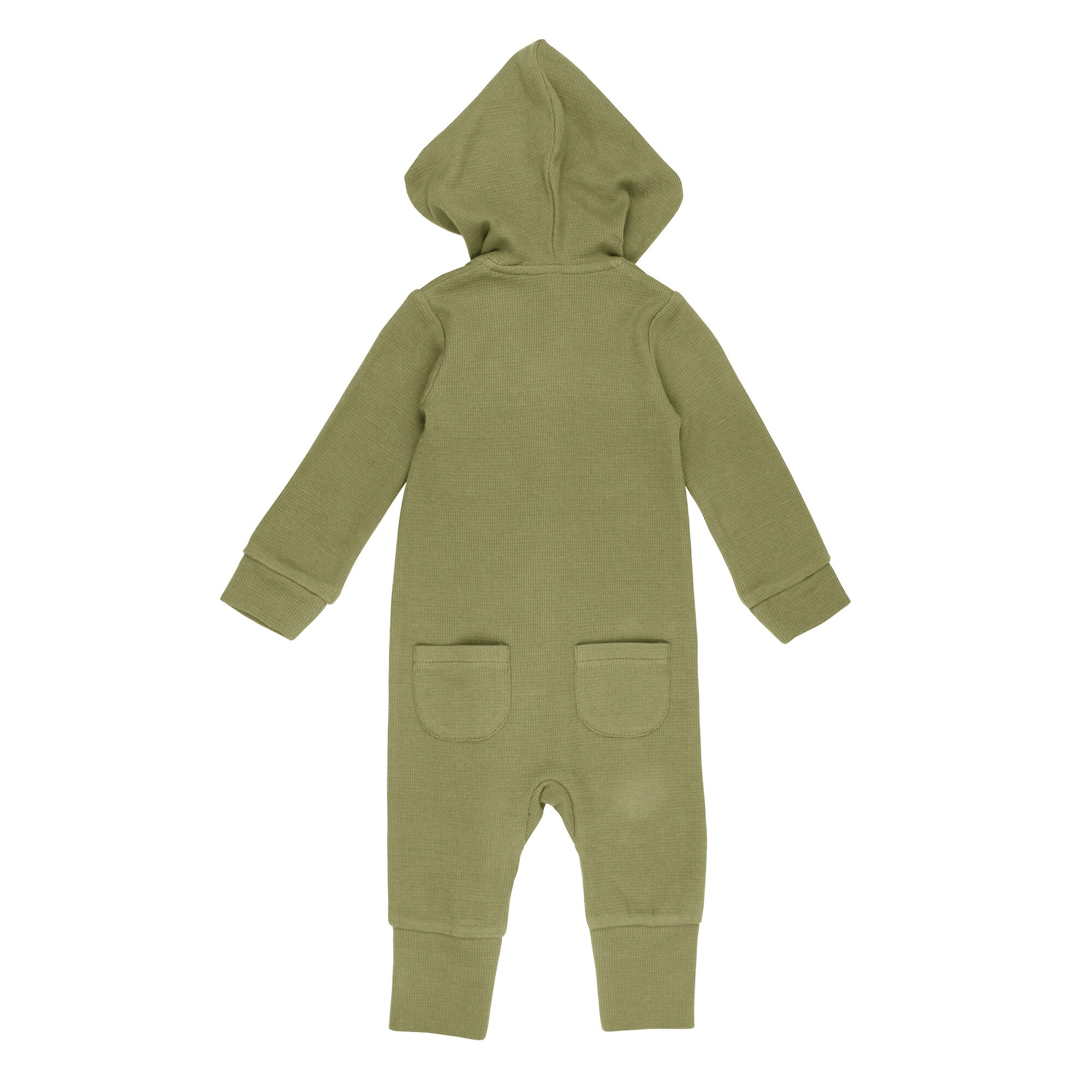 Sage - Organic Thermal Zipper Romper
