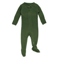Forest - Organic Thermal Zipper Footie