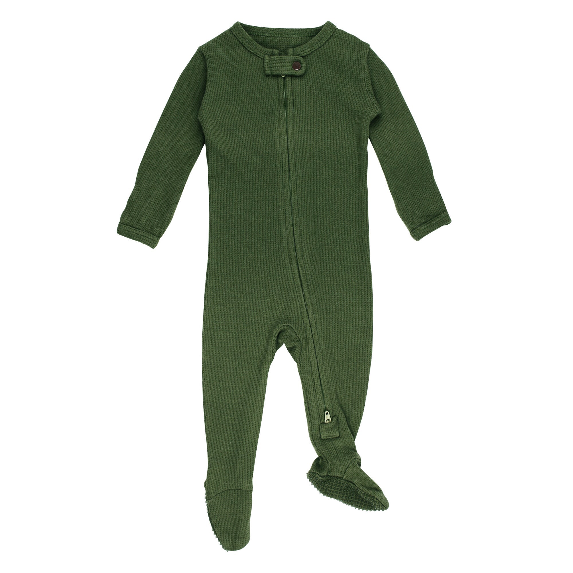 Forest - Organic Thermal Zipper Footie